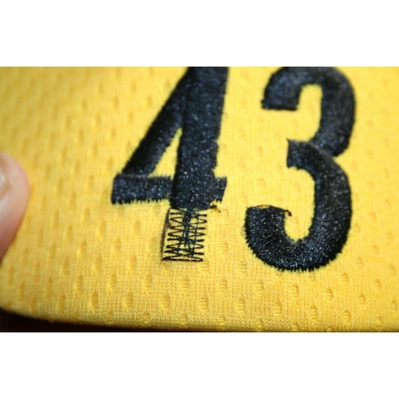 RARE ERROR NFL Team Reebok Pittsburgh Steelers Polamalu #43 Retired Cap Hat !